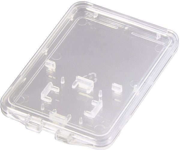 Hama 95947 Speicherkarten-Hülle microSD-Karte, SD-Karte Transparent