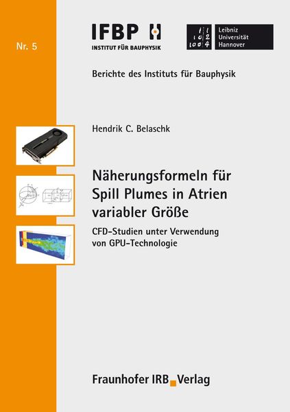 Produktbild: N&auml;herungsformeln f&uuml;r Spill Plumes in Atrien variabler Gr&ouml;&szlig;e.