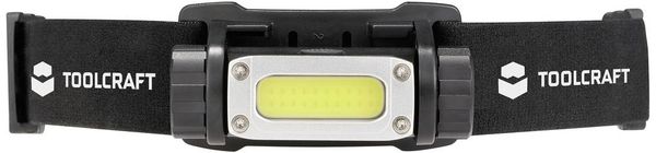 Produktbild: TOOLCRAFT TO-9469515 COB LED Stirnlampe Li-Ionen Akkus 450lm 13h TO-9469515