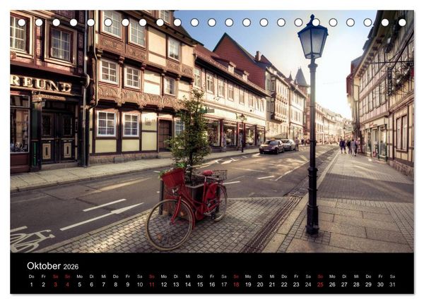 Produktbild: Fachwerk - wie aus einer anderen Zeit (Tischkalender 2026 DIN A5 quer), CALVENDO Monatskalender