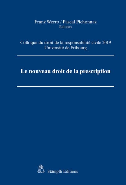Produktbild: Le nouveau droit de la prescription