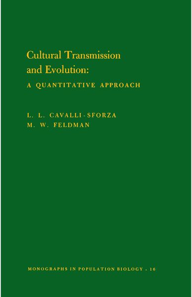 Produktbild: Cultural Transmission and Evolution