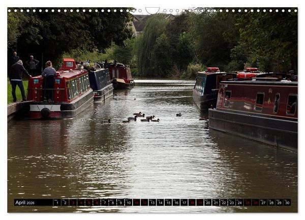 Produktbild: Narrowboats (Wall Calendar 2026 DIN A3 landscape), CALVENDO 12 Month Wall Calendar