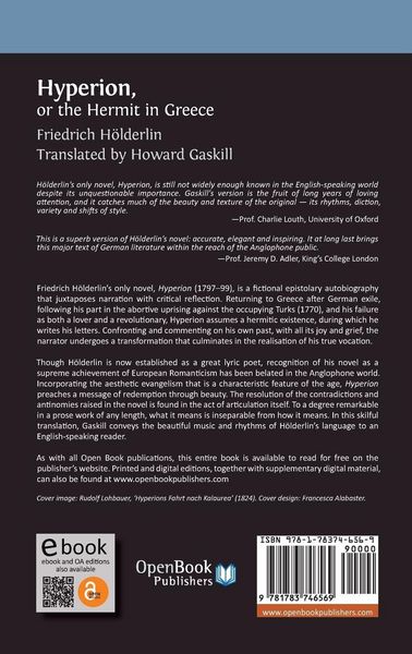 Produktbild: Hyperion, or the Hermit in Greece