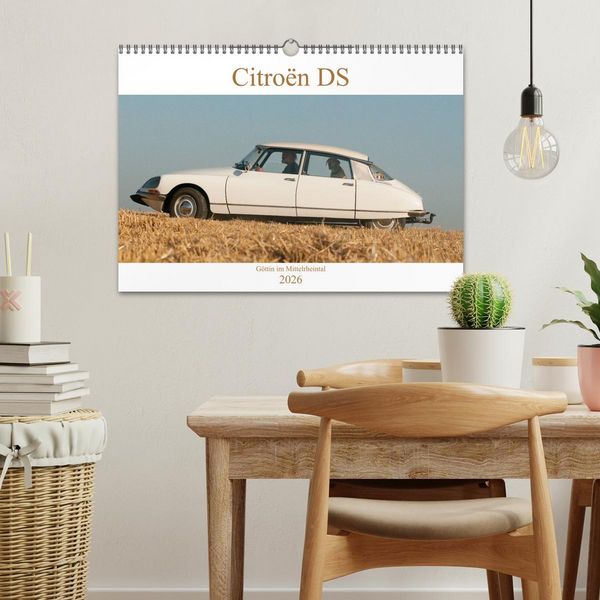 Produktbild: Citro&euml;n DS G&ouml;ttin im Mittelrheintal (Wandkalender 2026 DIN A3 quer), CALVENDO Monatskalender