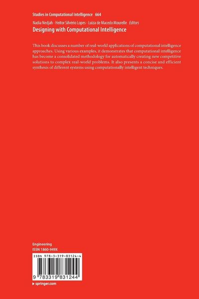 Produktbild: Designing with Computational Intelligence