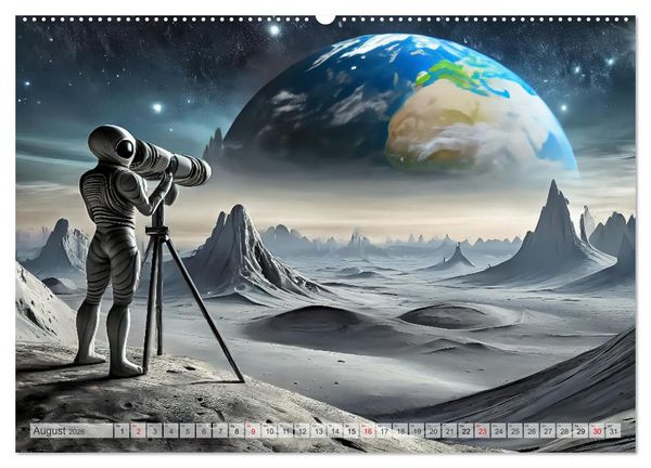 Produktbild: Aliens auf Tour (hochwertiger Premium Wandkalender 2026 DIN A2 quer), Kunstdruck in Hochglanz