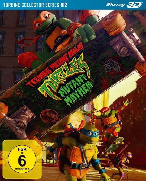 Produktbild: Teenage Mutant Ninja Turtles: Mutant Mayhem 3D - Turbine Collector Series #12 (Blu-ray 3D)