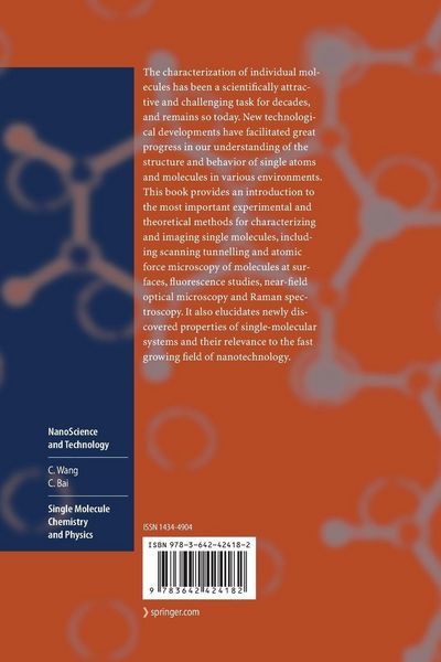 Produktbild: Single Molecule Chemistry and Physics