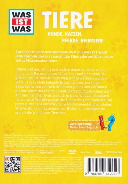 Produktbild: Was ist Was - Box 2/Tiere [4 DVDs]