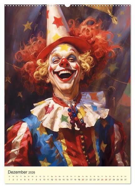 Produktbild: Zirkus. Manege frei! Willkommen im nostalgischen Wunderland (hochwertiger Premium Wandkalender 2026 DIN A2 hoch), Kunstdruck in Hochglanz