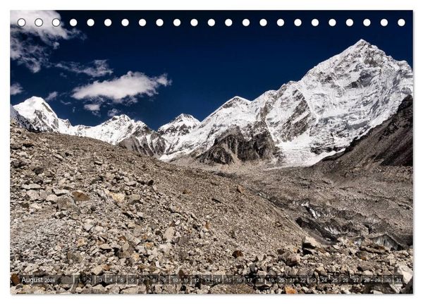 Produktbild: Himalaya - Gipfel des Sagarmatha Nationalparks (Tischkalender 2026 DIN A5 quer), CALVENDO Monatskalender