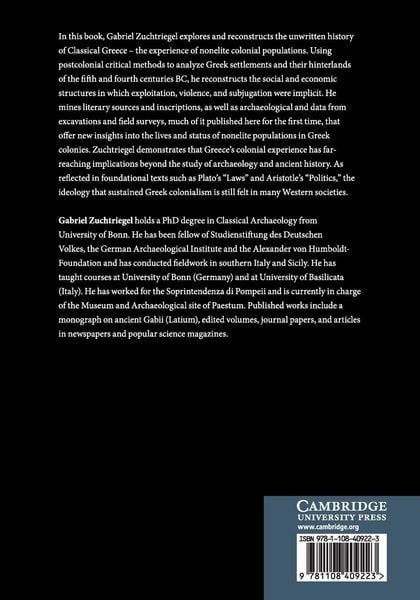 Produktbild: Colonization and Subalternity in Classical Greece