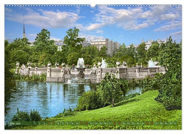 Produktbild: London around 1890-1900 - photos restored and colourised (Wall Calendar 2026 DIN A2 landscape), CALVENDO 12 Month Wall Calendar