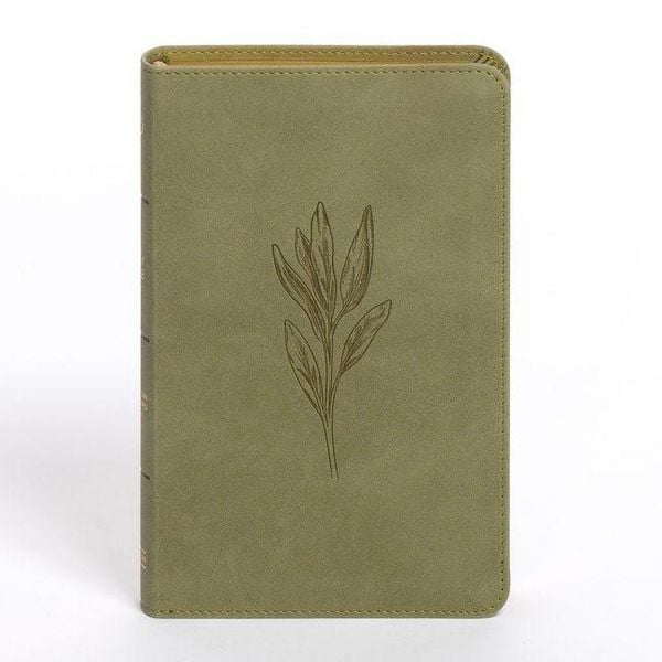 CSB Personal Size Bible, Sage Suedesoft Leathertouch, Gebundene Ausgabe von CSB Bibles by Holman, B&H Publishing Group, 9798384525424