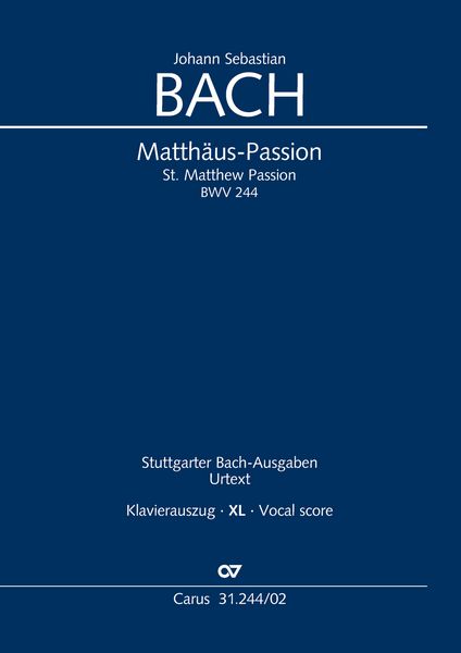 Produktbild: Matth&auml;us-Passion (Klavierauszug XL)