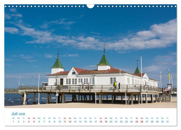 Produktbild: Streifzug auf Usedom (Wandkalender 2026 DIN A3 quer), CALVENDO Monatskalender