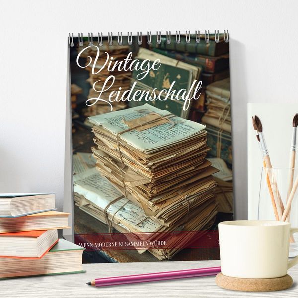 Produktbild: Vintage Leidenschaft (Tischkalender 2026 DIN A5 hoch), CALVENDO Monatskalender