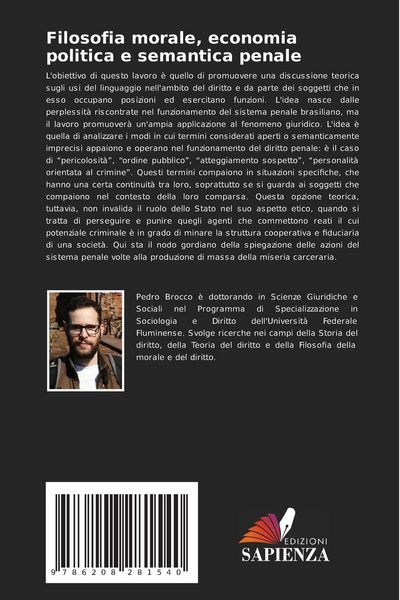 Produktbild: Filosofia morale, economia politica e semantica penale