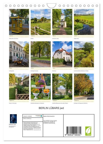 Produktbild: BERLIN L&Uuml;BARS jwd (Wandkalender 2026 DIN A4 hoch), CALVENDO Monatskalender