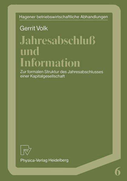 Produktbild: Jahresabschlu&szlig; und Information