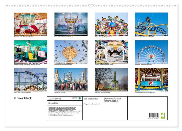 Produktbild: Kirmes Gl&uuml;ck (Wandkalender 2026 DIN A2 quer), CALVENDO Monatskalender