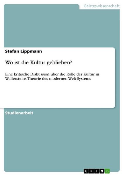 Produktbild: Wo ist die Kultur geblieben?
