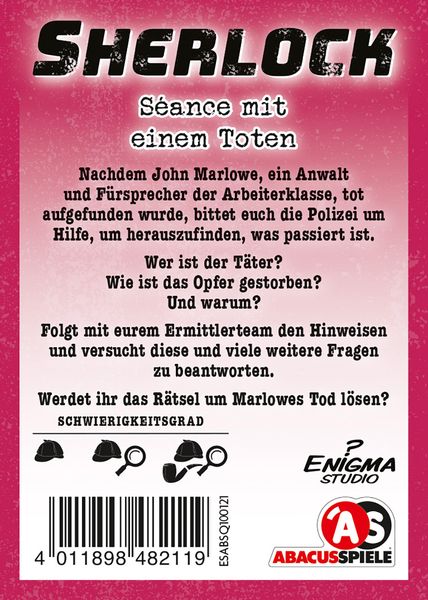 Produktbild: Sherlock - S&eacute;ance mit einem Toten