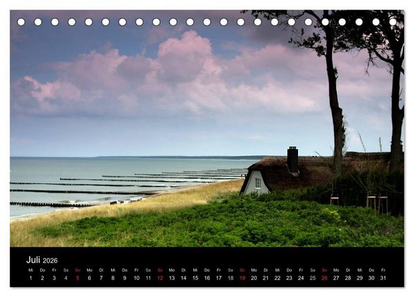 Produktbild: Traumhafte Ostseek&uuml;ste (Tischkalender 2026 DIN A5 quer), CALVENDO Monatskalender