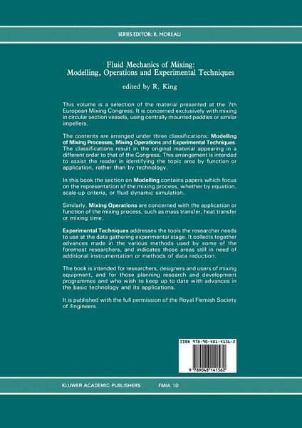 Produktbild: Fluid Mechanics of Mixing