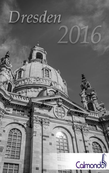 Produktbild: Buchkalender Dresden 2016 - Kalender / Terminplaner - 12x19cm - 31 schwarz-wei&szlig;-Aufnahmen - 1 Woche 1 Seite