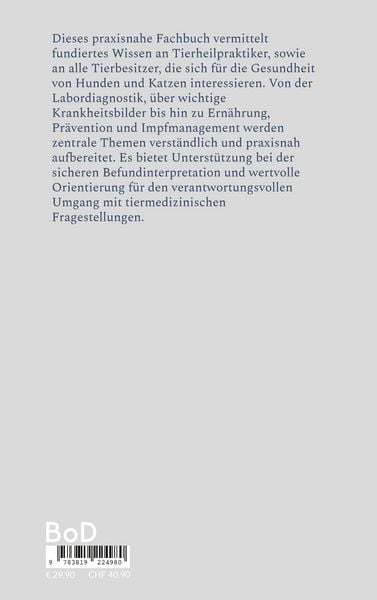 Produktbild: Labordiagnostik in der Tierheilpraxis