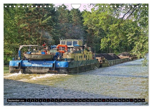Produktbild: Binnenschiffe (Wandkalender 2026 DIN A4 quer), CALVENDO Monatskalender