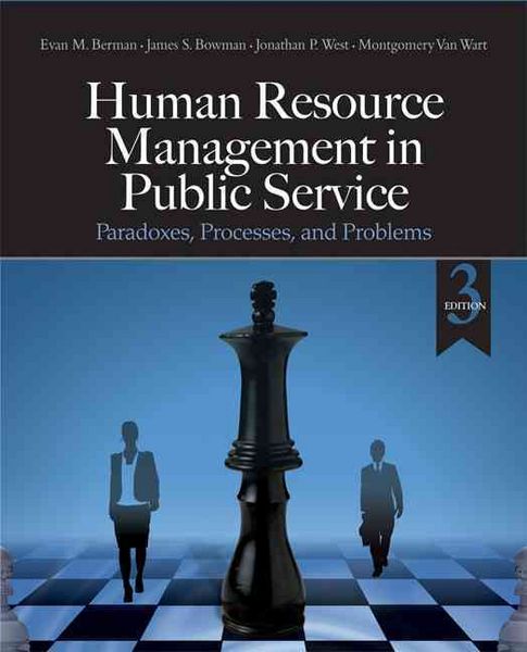 Produktbild: Human Resource Management in Public Service: Paradoxes, Processes, and Problems