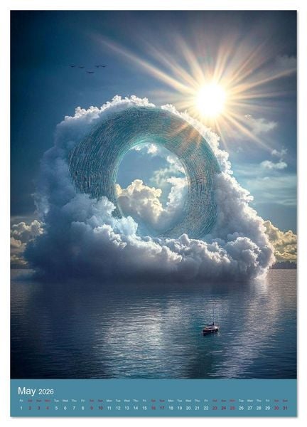 Produktbild: Fascinatingly Surreal (Wall Calendar 2026 DIN A2 portrait), CALVENDO 12 Month Wall Calendar