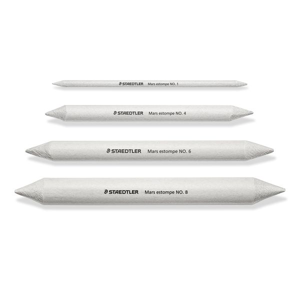 Produktbild: STAEDTLER Papierwischer unterschiedliche Gr&ouml;&szlig;en (1,4,6,8), 4er Set