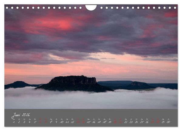 Produktbild: Traumlandschaft - S&auml;chsische Schweiz (Wandkalender 2026 DIN A4 quer), CALVENDO Monatskalender