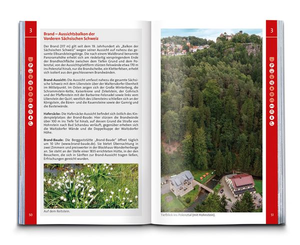 Produktbild: KOMPASS Wanderf&uuml;hrer Malerweg - Auf den Spuren der Romantiker durch die S&auml;chsische Schweiz, 18 Touren mit Extra-Tourenkarte