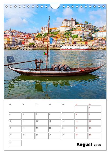 Produktbild: Porto - ein Traumreiseziel (Wandkalender 2026 DIN A4 hoch), CALVENDO Monatskalender