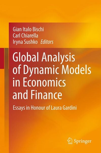 Produktbild: Global Analysis of Dynamic Models in Economics and Finance