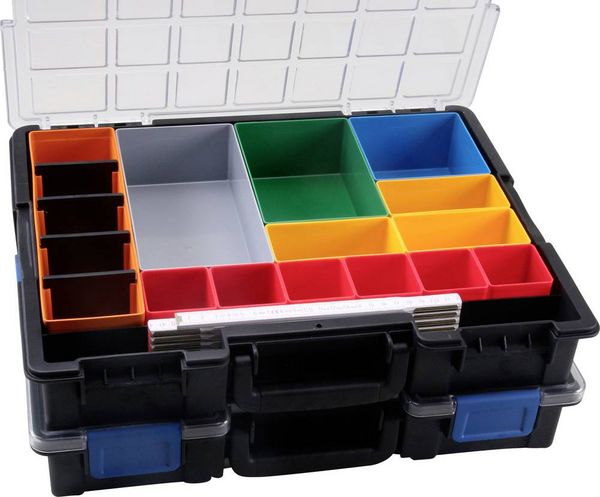 Produktbild: Allit EuroPlus Pro K44/21 Sortimentskoffer (B x H x T) 440 x 76 x 355 mm Anzahl F&auml;cher: 21 Inhalt 1 St.