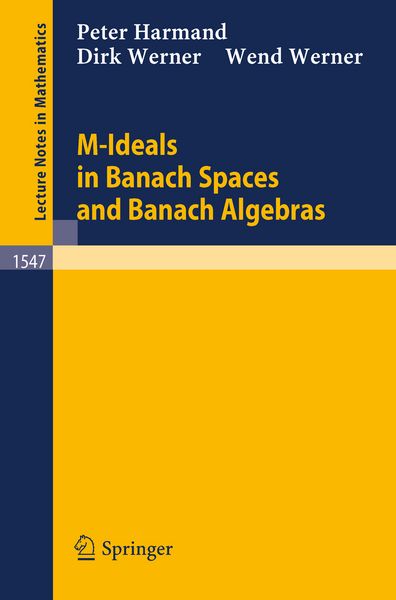 Produktbild: M-Ideals in Banach Spaces and Banach Algebras