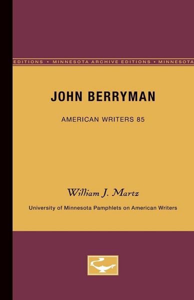 Produktbild: John Berryman - American Writers 85