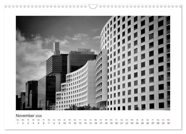 Produktbild: SYDNEY Monochrom (Wandkalender 2026 DIN A3 quer), CALVENDO Monatskalender