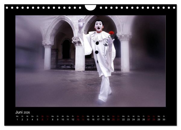 Produktbild: Venezianischer Karneval (Wandkalender 2026 DIN A4 quer), CALVENDO Monatskalender