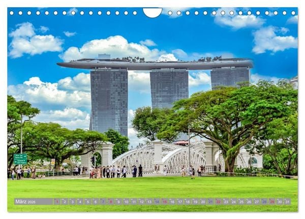 Produktbild: Singapur - Asiatische Lifestyle Metropole (Wandkalender 2026 DIN A4 quer), CALVENDO Monatskalender