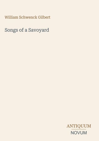 Produktbild: Songs of a Savoyard