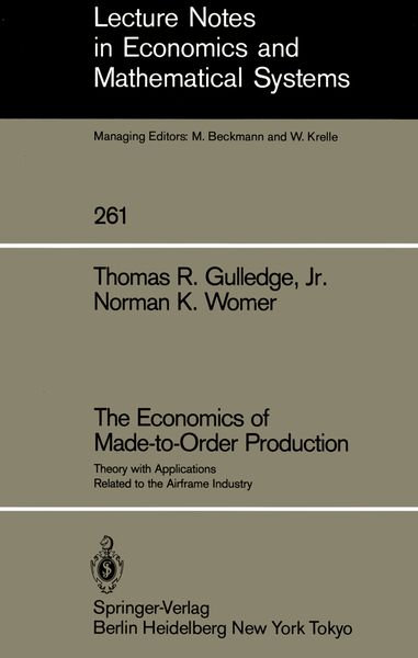 Produktbild: The Economics of Made-to-Order Production