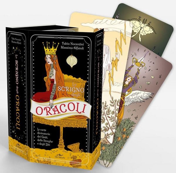 Produktbild: Lo scrigno degli oracoli. Scopri il futuro con le carte divinatorie dei gatti, delle streghe e degli d&egrave;i