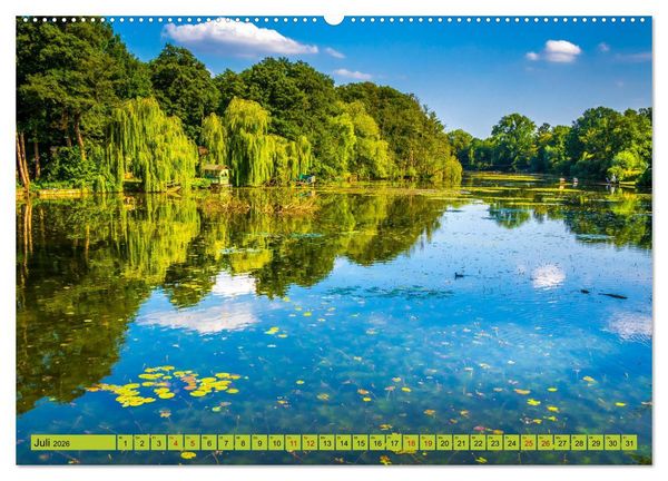Produktbild: Krefeld Impressionen (hochwertiger Premium Wandkalender 2026 DIN A2 quer), Kunstdruck in Hochglanz